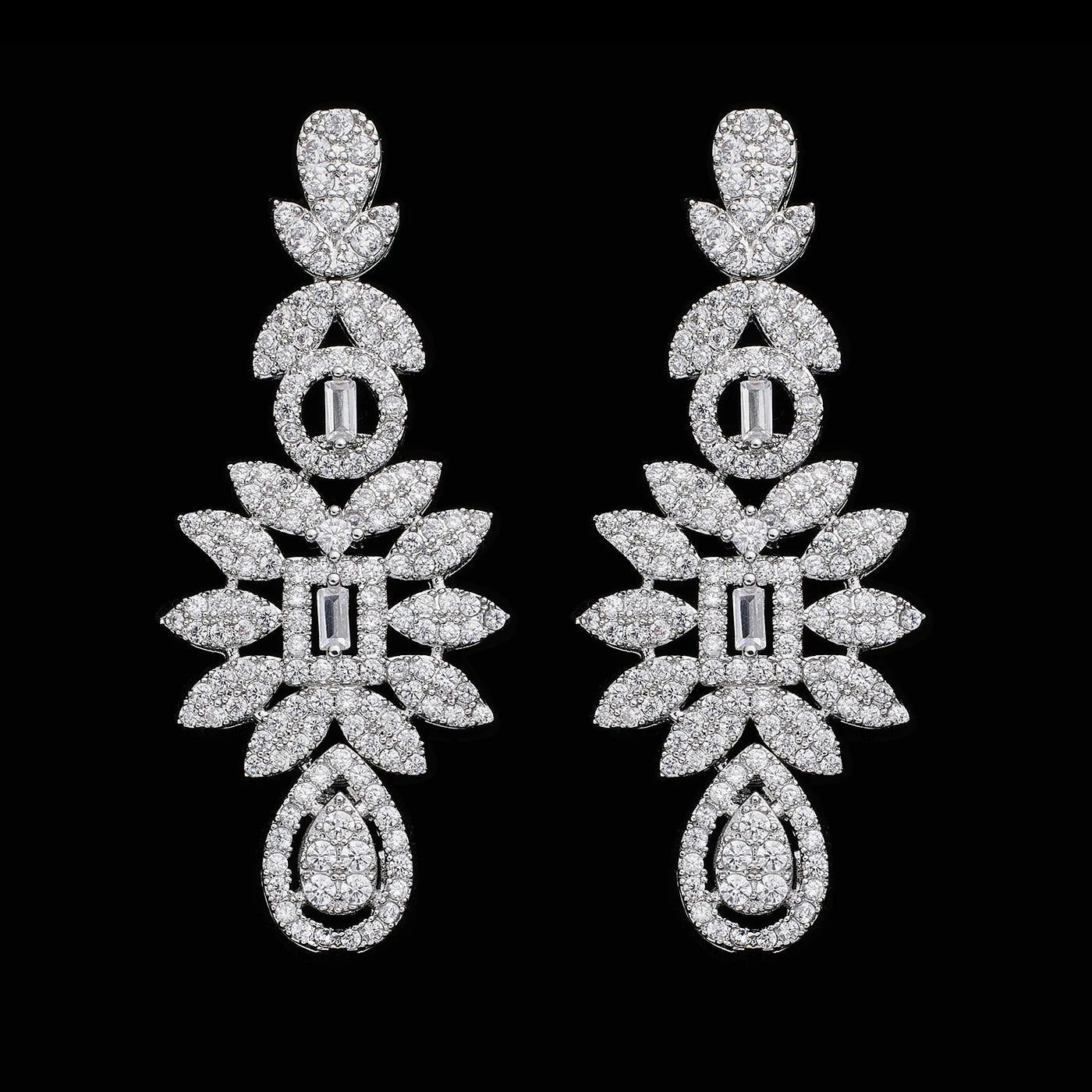 2024 Bridal Jewelry Set: Necklace, Bracelet, Zirconia