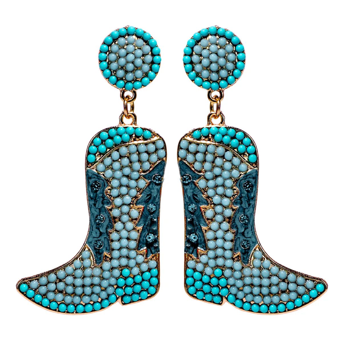 Bohemian Western Cowgirl Beaded Earrings for Women