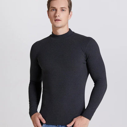 Men's Plus Velvet Thermal Long Sleeve T-shirt