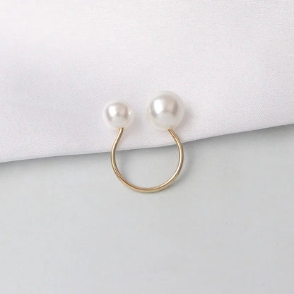 Adjustable Pearl Rings for Women - Fashion Jewelry