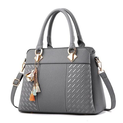 Stylish Women's Tassel PU Leather Handbags