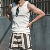 Men's Slim Fit Ribbed Cotton Tank Top