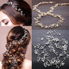 Elegant Floral Crystal Pearl Wedding Hairpin