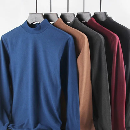 Men's Plus Velvet Thermal Long Sleeve T-shirt