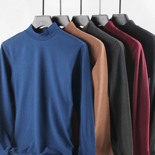 Men's Plus Velvet Thermal Long Sleeve T-shirt