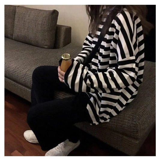 Striped Long Sleeve T-Shirt for Women