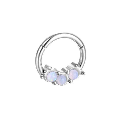 Stainless Steel Heart Clip On Septum Jewelry