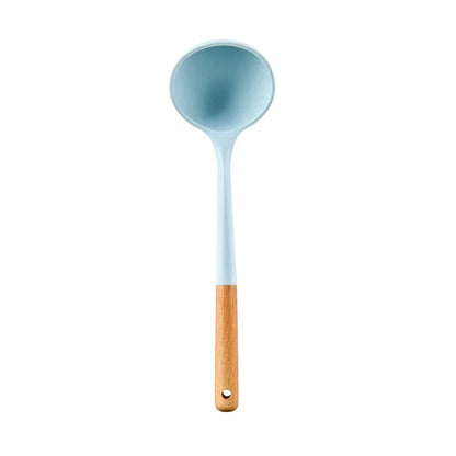 Blue Silicone Utensil Set for Effortless Cooking