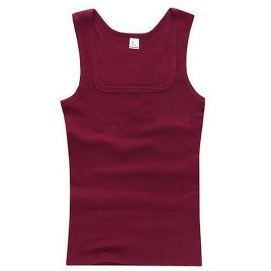 2024 Plus Size Men's Ribbed Tank Top