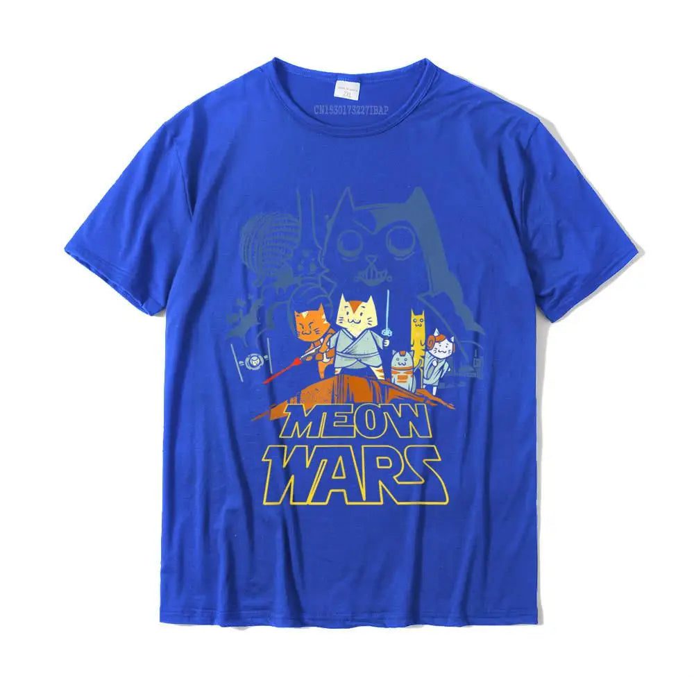 Funny Cat Meow Wars Christmas T-Shirt