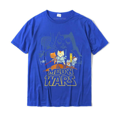 Funny Cat Meow Wars Christmas T-Shirt