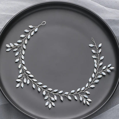 Handmade Silver Pearl Hair Bands for Weddings