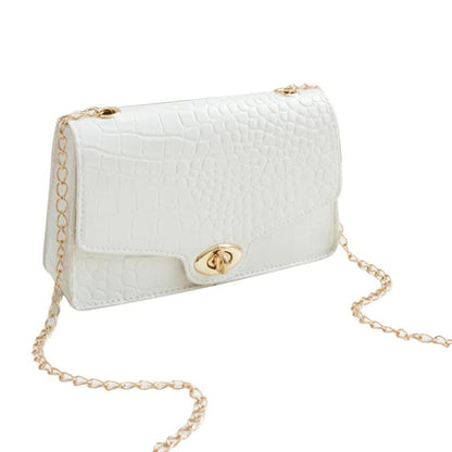 Luxury White Crossbody Handbag for Women