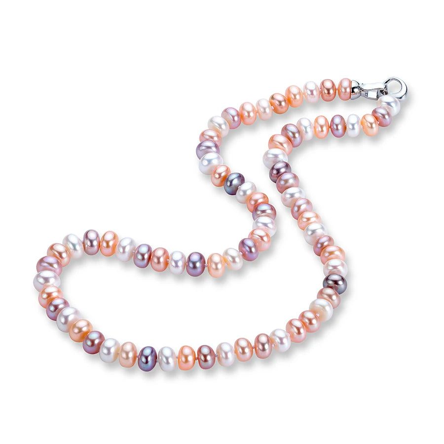 Multi-Color Freshwater Pearl Necklace for Women