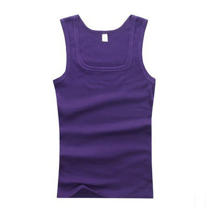 2024 Plus Size Men's Ribbed Tank Top