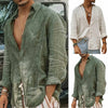 2024 Casual Cotton Linen Shirts for Men