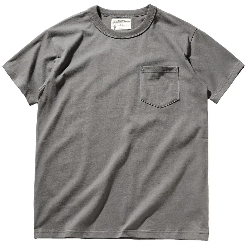 2024 Men's Retro Pocket T-Shirt Summer