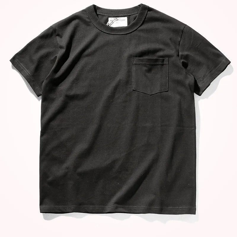 2024 Men's Retro Pocket T-Shirt Summer