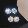 Luxury Snowflake Rhinestone Earrings for Weddings