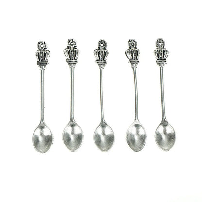 Elegant 5pc Stainless Steel Mini Tea Spoons