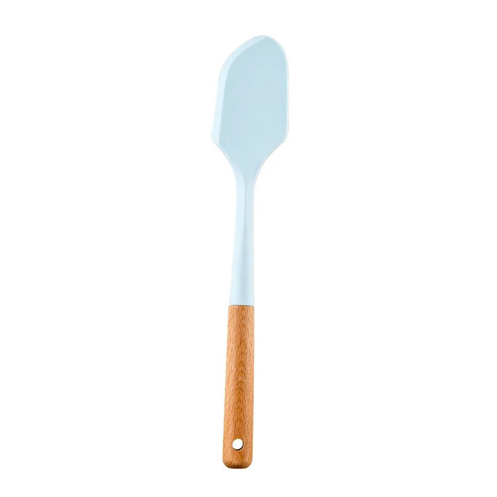 Blue Silicone Utensil Set for Effortless Cooking