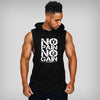 Men's Cotton Hooded Tank Top for Fitness