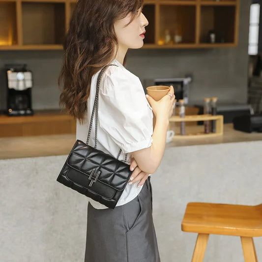 Luxury Leather Crossbody Shoulder Bag for Women
