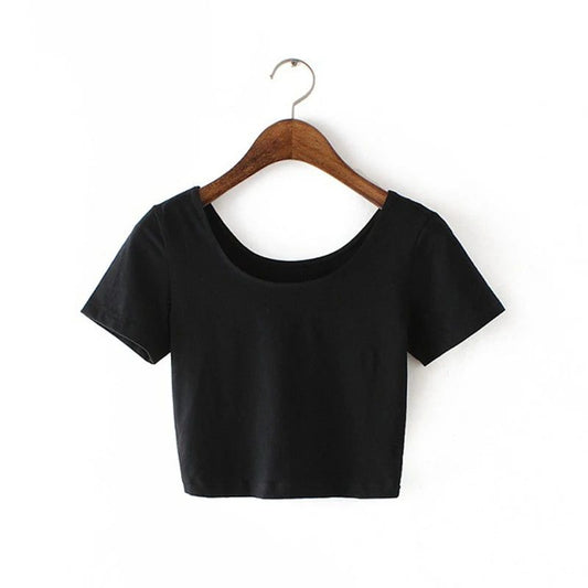 Trendy Women's Cropped T-Shirt for Summer