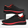 Affordable Breathable Black Red Running Shoes