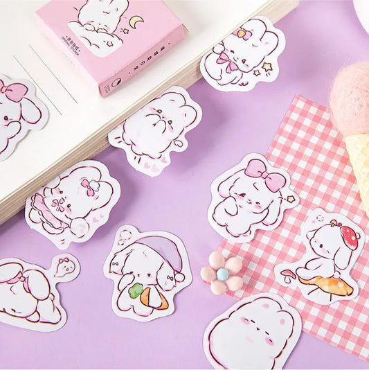 Cute Rabbit Kawaii Stickers for Scrapbooking