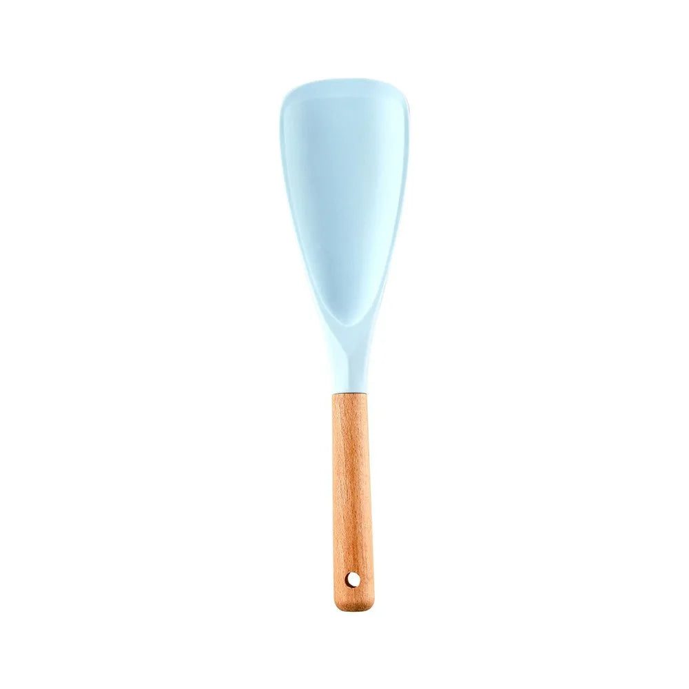 Blue Silicone Utensil Set for Effortless Cooking