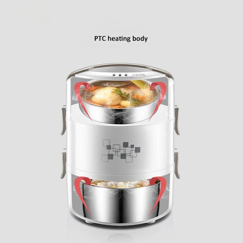 2L Electric Rice Cooker for Portable Meals