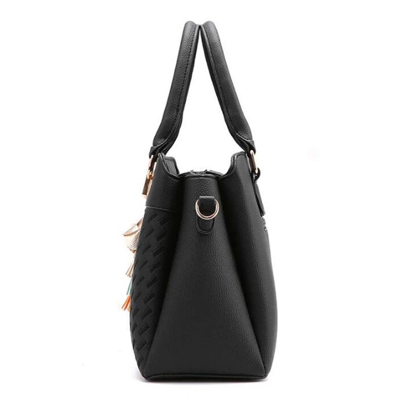 Stylish Women's Tassel PU Leather Handbags