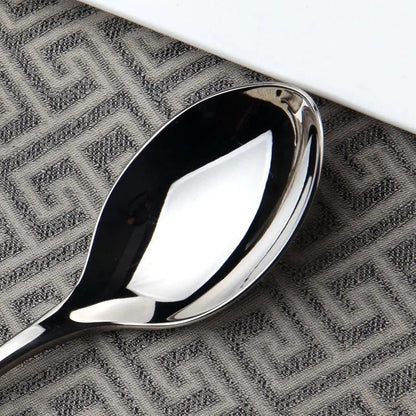 6-Piece Stainless Steel Silver Spoon Set