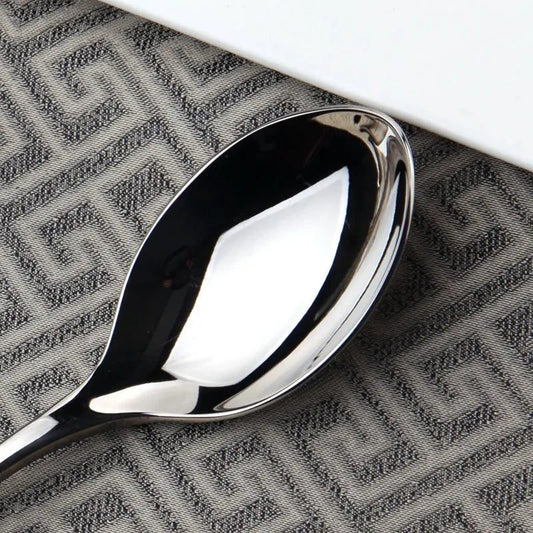 6-Piece Stainless Steel Silver Spoon Set