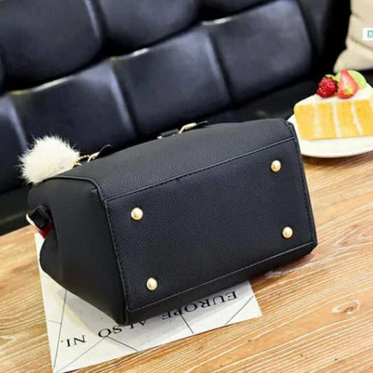 Stylish Large Capacity PU Leather Crossbody Bag