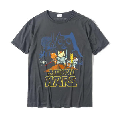 Funny Cat Meow Wars Christmas T-Shirt