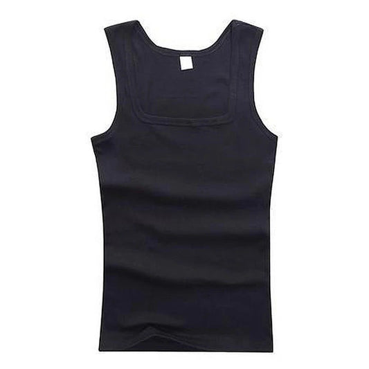 2024 Plus Size Men's Ribbed Tank Top