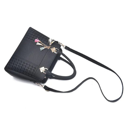 Stylish Women's Tassel PU Leather Handbags