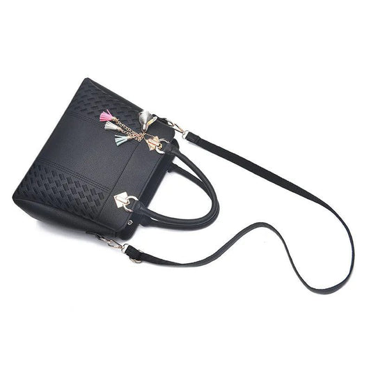 Stylish Women's Tassel PU Leather Handbags