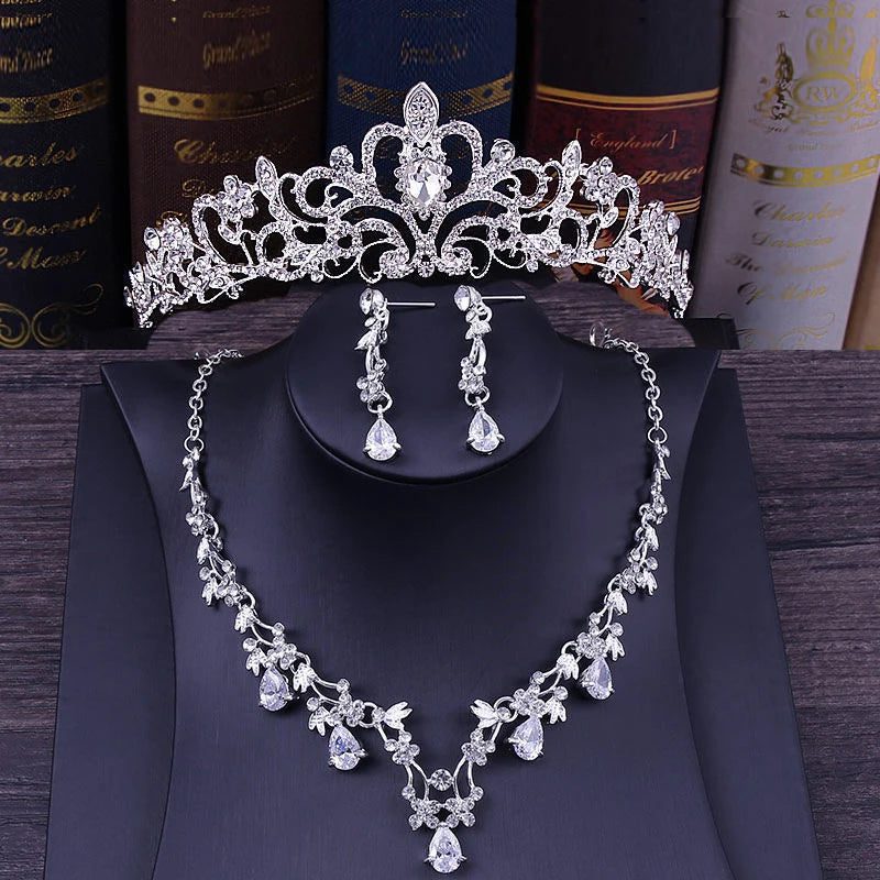 Luxury Bridal Jewelry Sets: Tiaras, Earrings, Necklaces