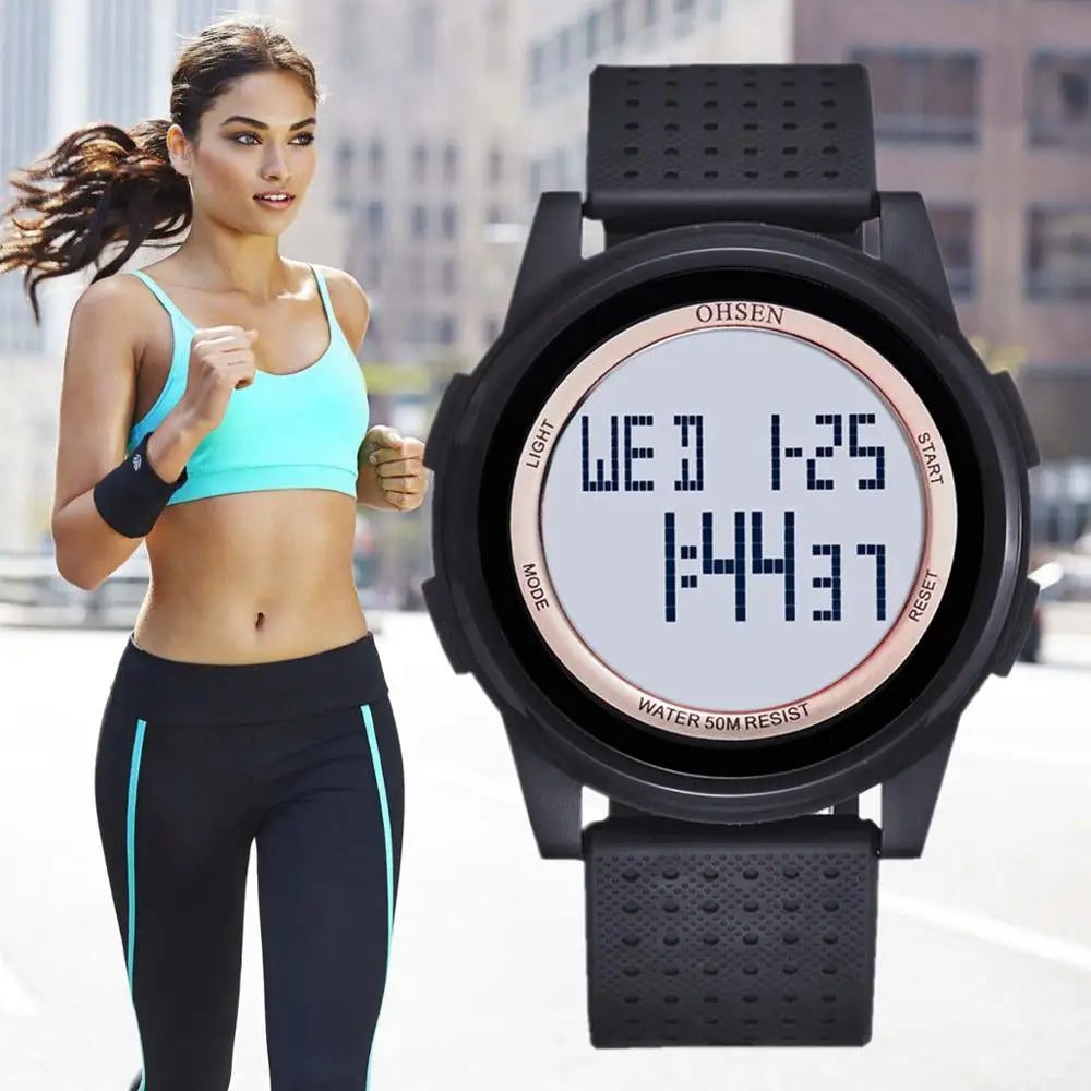 Unisex Waterproof LED Fashion Sport Watches