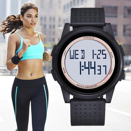 Unisex Waterproof LED Fashion Sport Watches