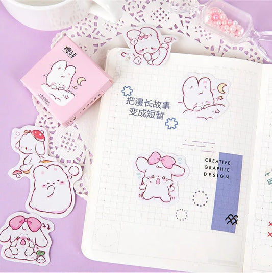 Cute Rabbit Kawaii Stickers for Scrapbooking