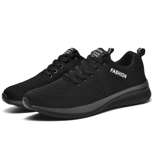 Affordable Breathable Black Red Running Shoes