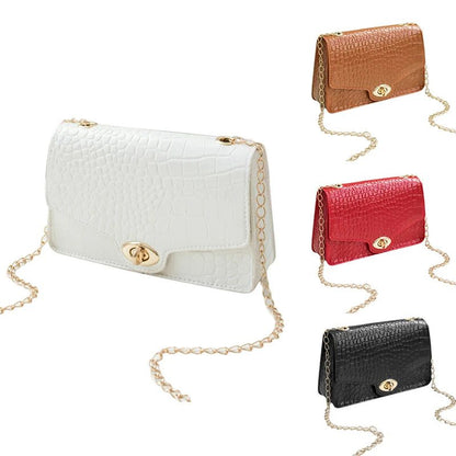 Luxury White Crossbody Handbag for Women