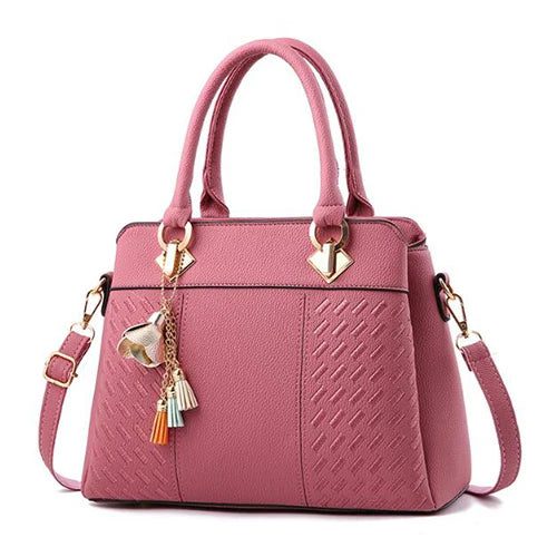 Stylish Women's Tassel PU Leather Handbags