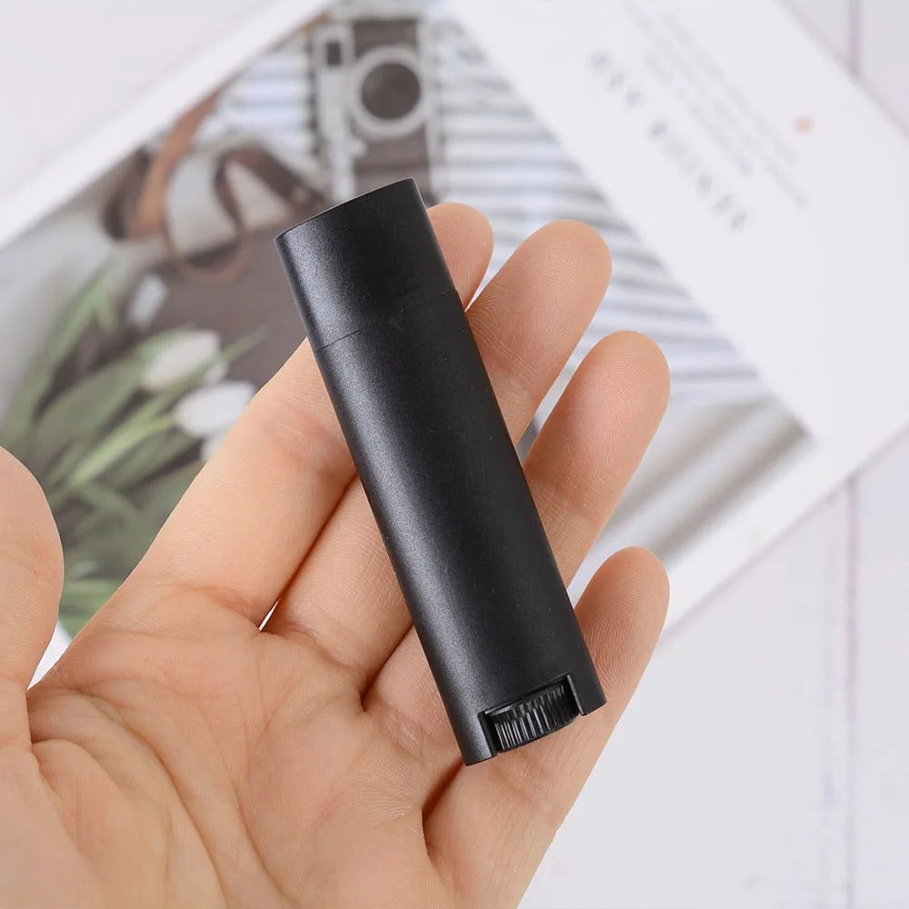 5PCS Refillable Oval Lipstick Tubes for DIY