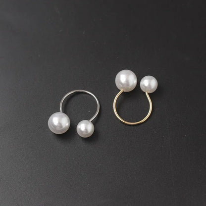 Adjustable Pearl Rings for Women - Fashion Jewelry