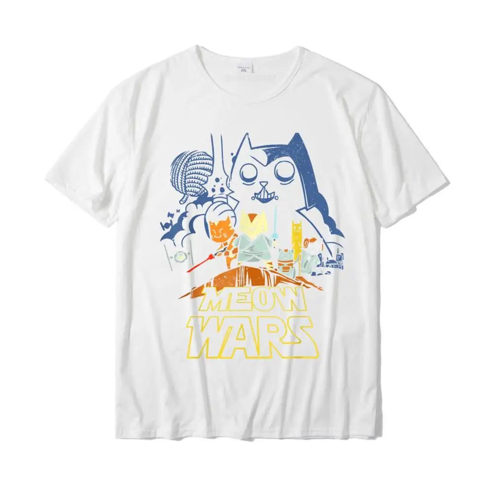 Funny Cat Meow Wars Christmas T-Shirt